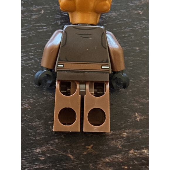 Lego Plo Koon Minifigure #sw1414 Dark Brown Robe Tan Shirt Printer Legs New - Picture 6 of 6